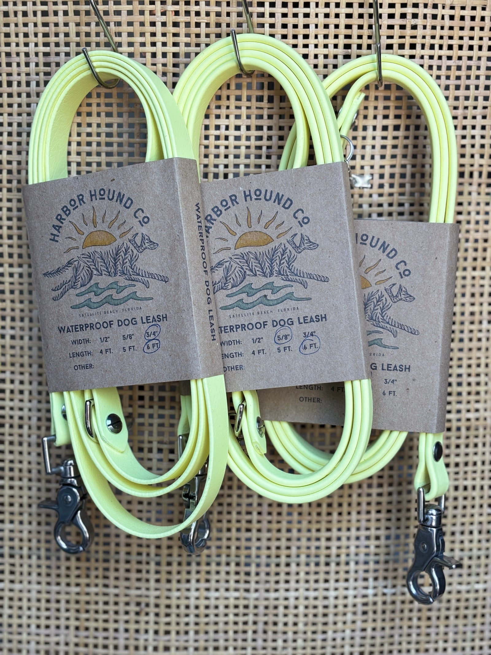 SUNNY YELLOW Traditional Style Leashes