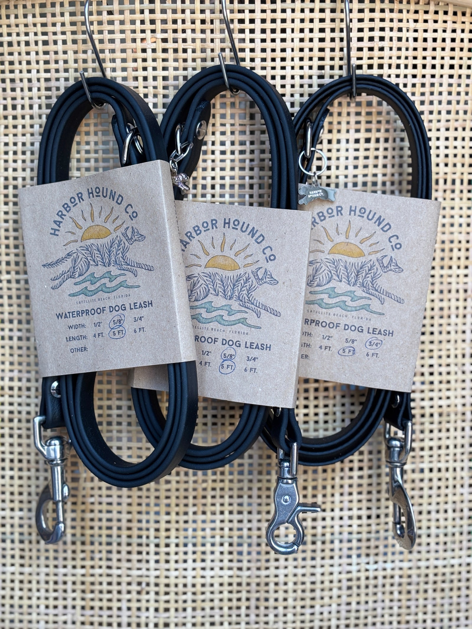 BLACK Traditional Style Leashes