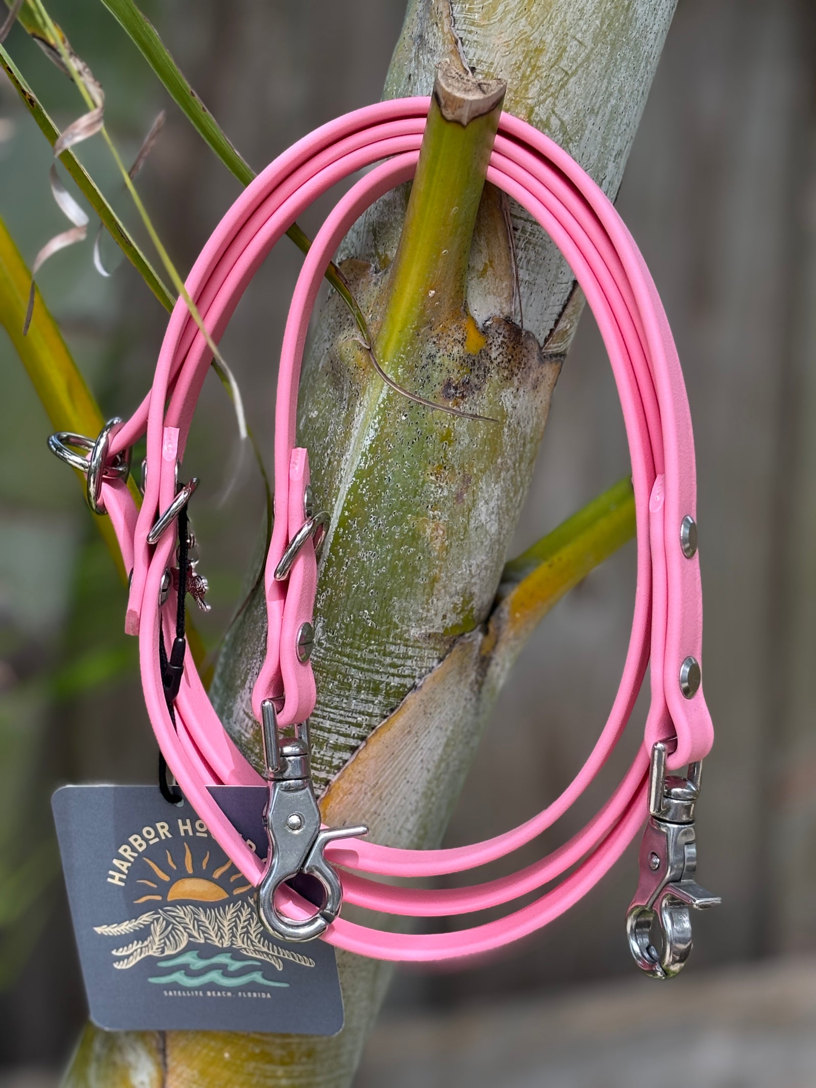 Odyssey Adjustable Leash 5/8" LIGHT PINK