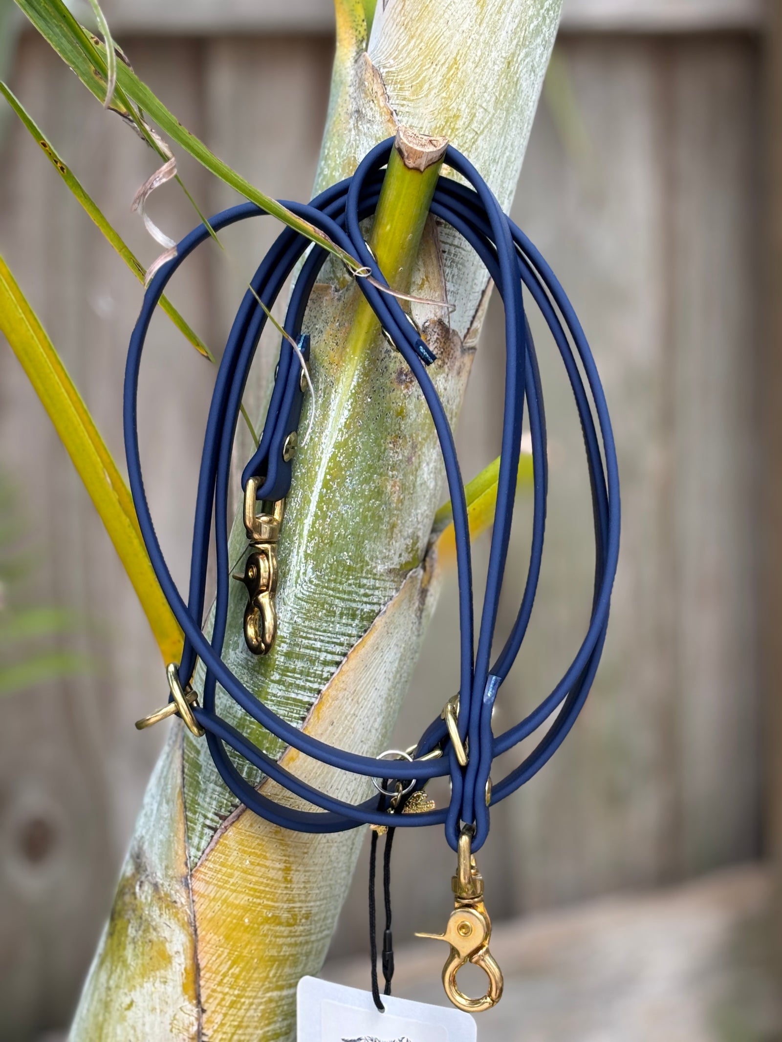 Odyssey Adjustable Leash, 5/8" NAVY