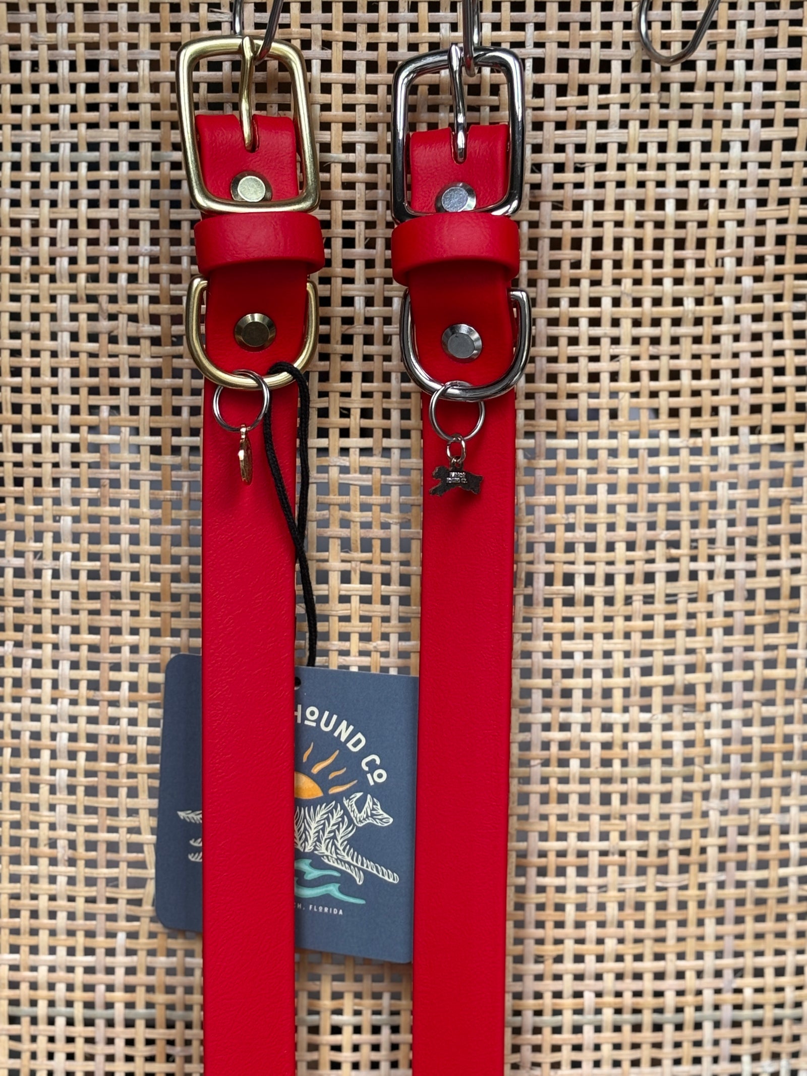 RED Buckle Collars