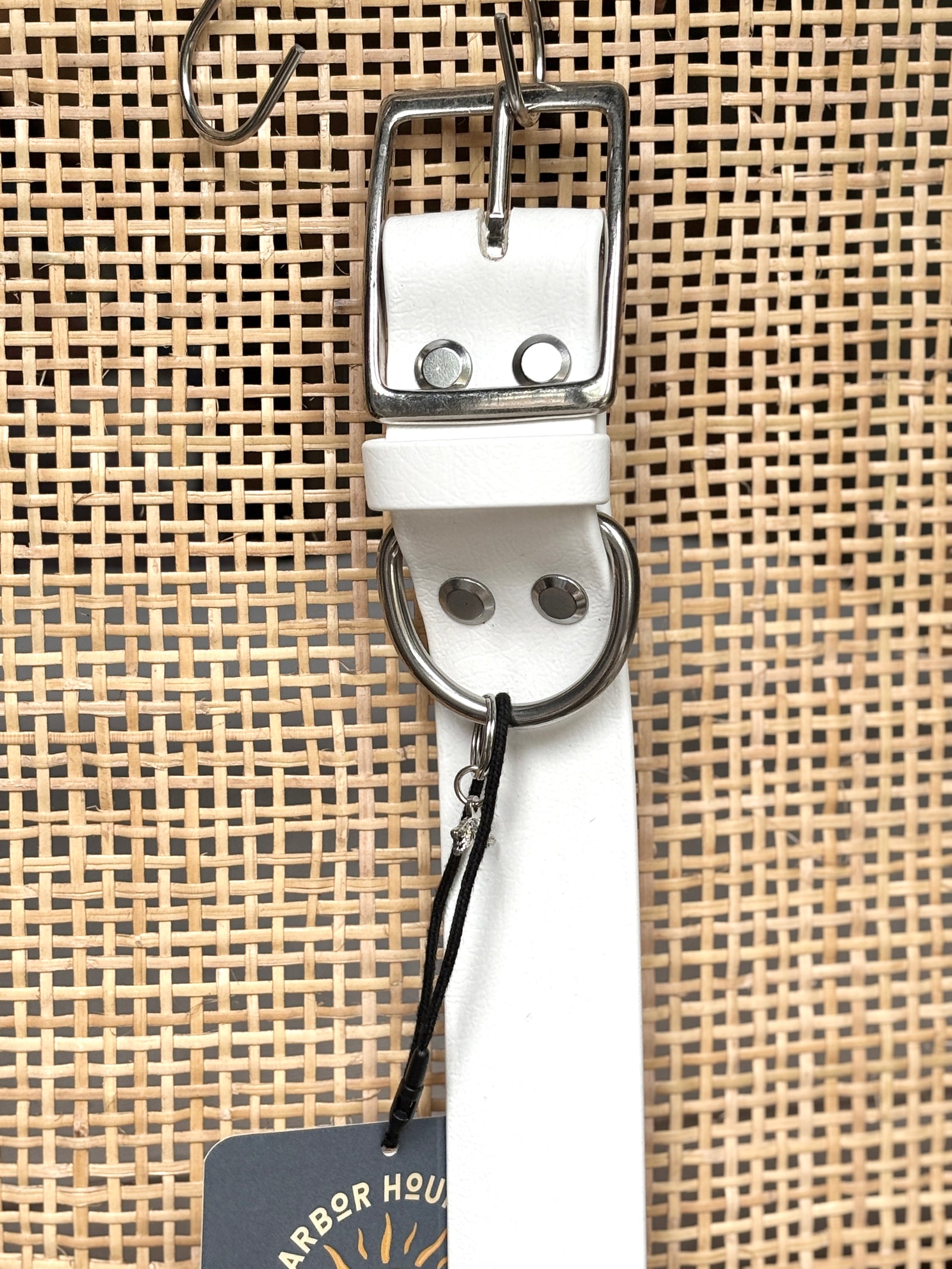 WHITE Buckle Collars