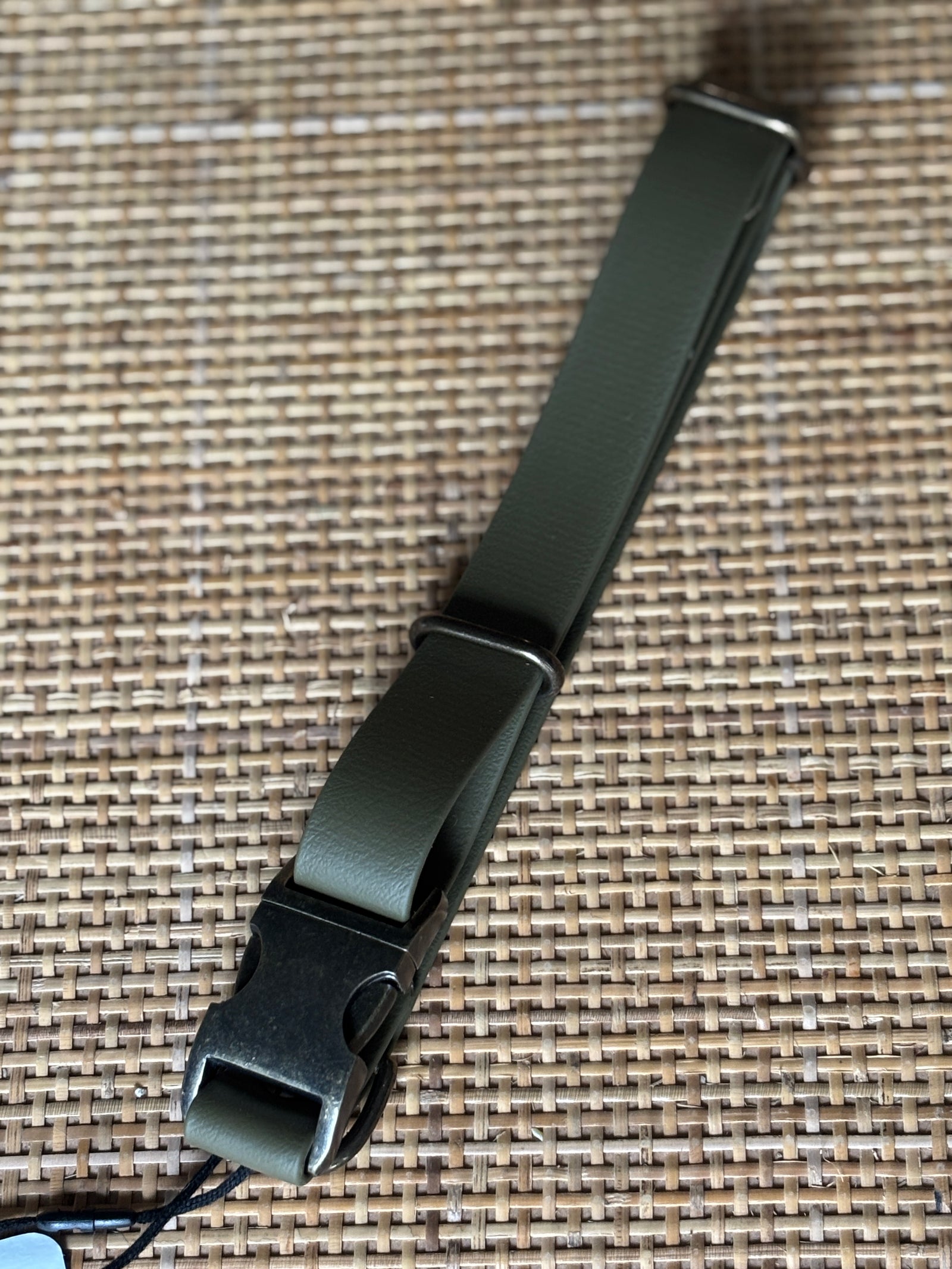1" OLIVE, 15-20" Quick-release Buckle Collar