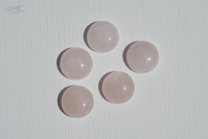 1.5 ASTERIA Gemstone Buckle Collar - 2 Rose Quartz - Waterproof Collar