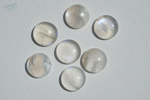 1.5 ASTERIA Gemstone Buckle Collar - 20 Moonstone - Waterproof Collar