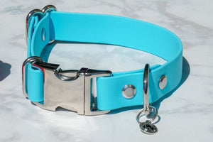 1 wide Side-Release Buckle Collar - Waterproof Collar