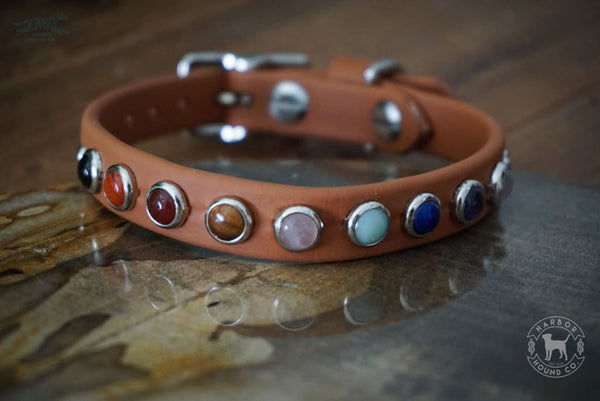 Gemstone dog collars best sale