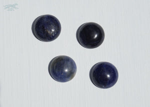 5/8 GAIA Gemstone Buckle Collar - 19 Sodalite - Waterproof Collar