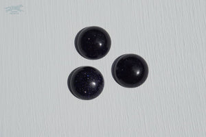 ERIS 1.5 Gemstone Buckle Collar - 29 Blue Goldstone(man made) - Waterproof Collar