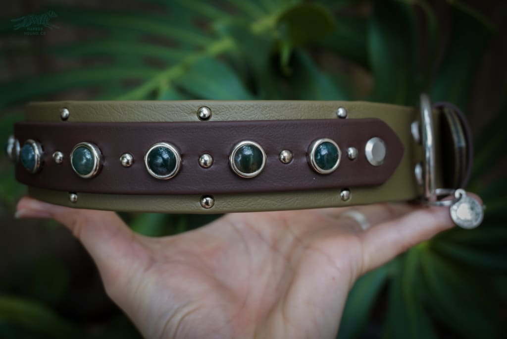 ERIS 1.5 Gemstone Buckle Collar - Please Coose One - Waterproof Collar