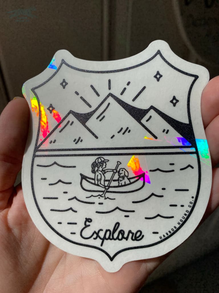 Explore Suncatcher Sticker