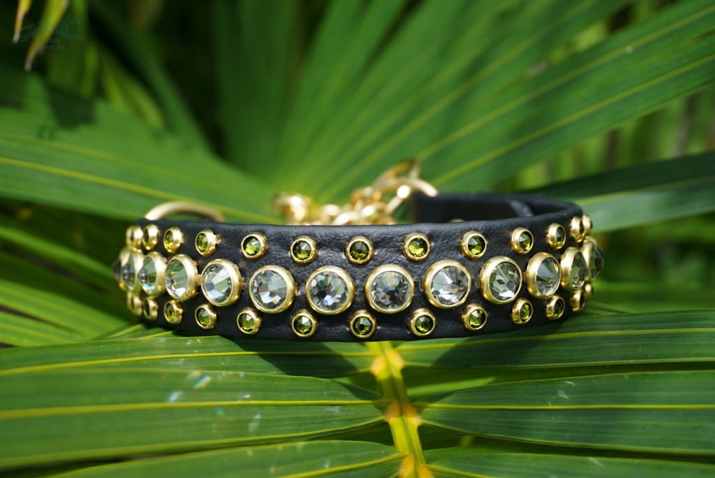 Diamante Swarovski Dog Necklace Exquisite Bling Crystal Dog Collar