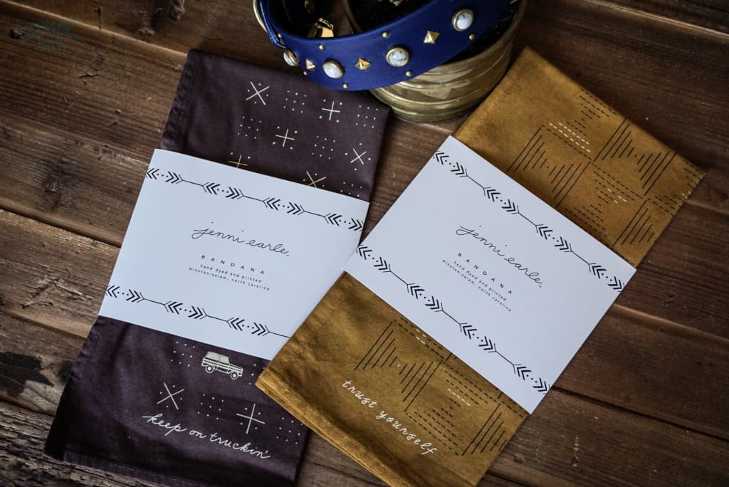 ’keep on truckin’ bandana - Jenni Earle - Accessories