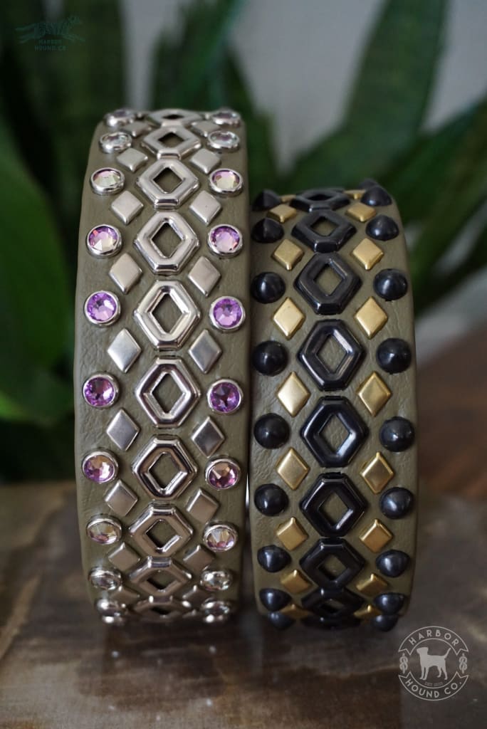 OUROBOROS 1.5 Studded Buckle Collar - Waterproof Collar