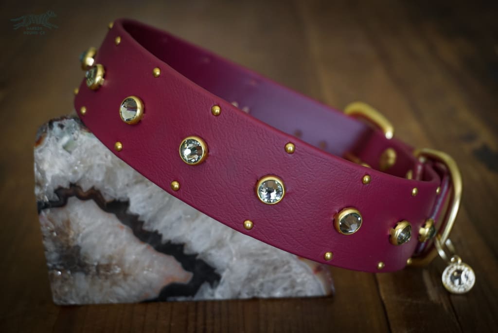 SIRIUS 1.5 Crystal Studded Buckle Collar - Waterproof Collar