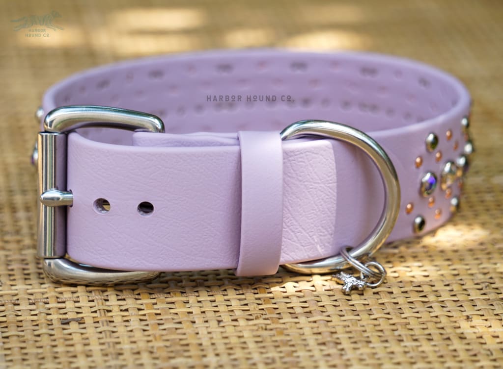 The VALHALLA 1.5 Crystal Studded Buckle Collar - Waterproof Collar