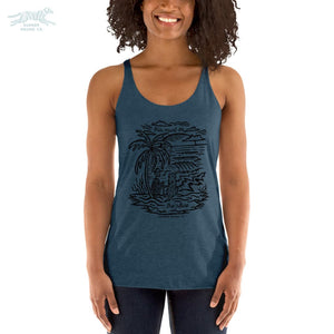 This Must Be The Place Women’s Racerback Tank - Indigo / XS