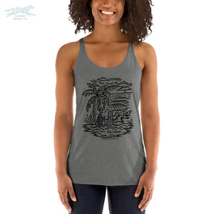 This Must Be The Place Women’s Racerback Tank - Premium Heather / M