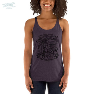 This Must Be The Place Women’s Racerback Tank - Vintage Purple / XS