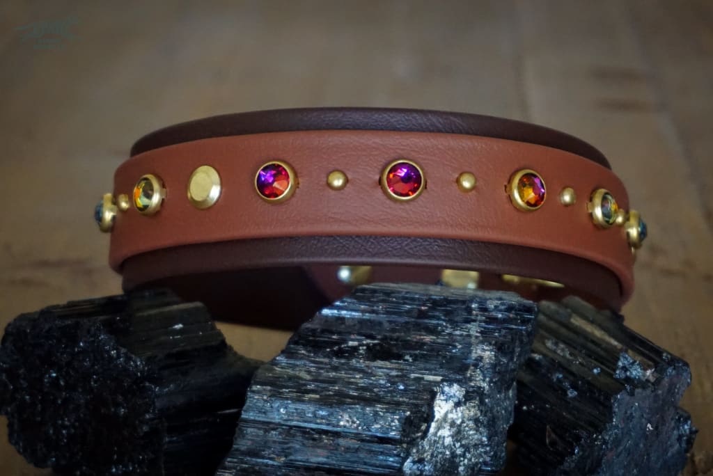 TOFINO 1.5 Crystal Studded Buckle Collar - Waterproof Collar
