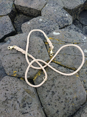 WHOLE LOTTA LEASH Adjustable Nantucket Rope Leash - Rope Leashes